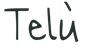 Telù logo text